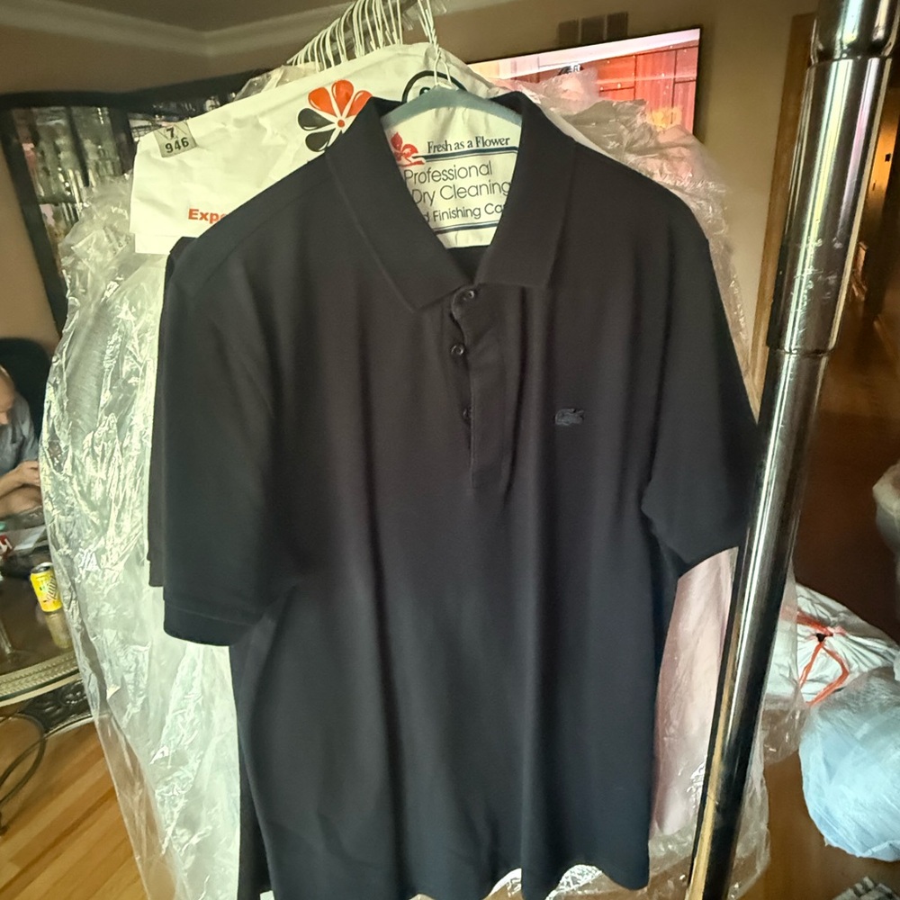 Lacoste Men's Polo Shirt in Black